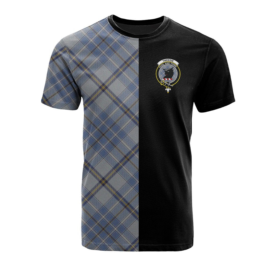 Tweedie Tartan T-Shirt Half of Me - Cross Style