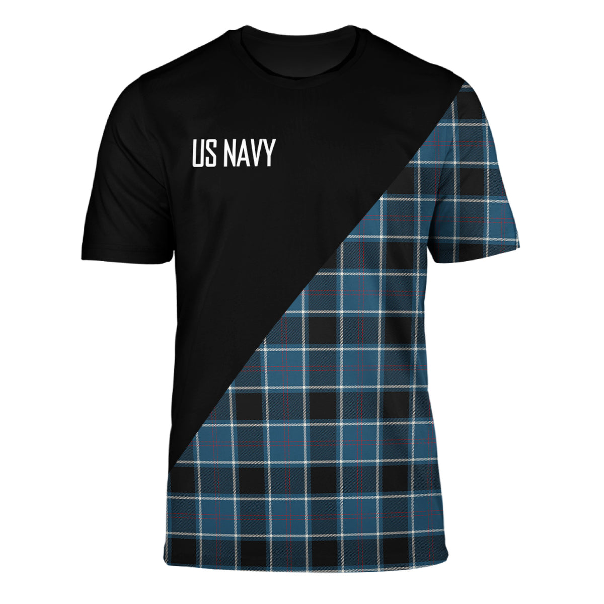 US Navy Tartan - Military T-Shirt