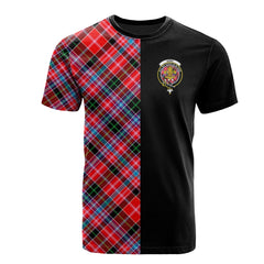 Udny Tartan T-Shirt Half of Me - Cross Style