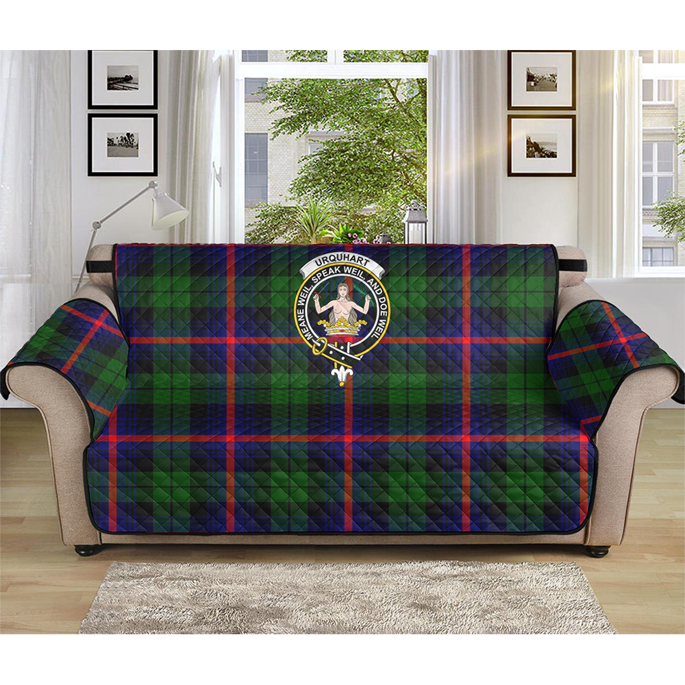 Urquhart Modern Tartan Crest Sofa Protector