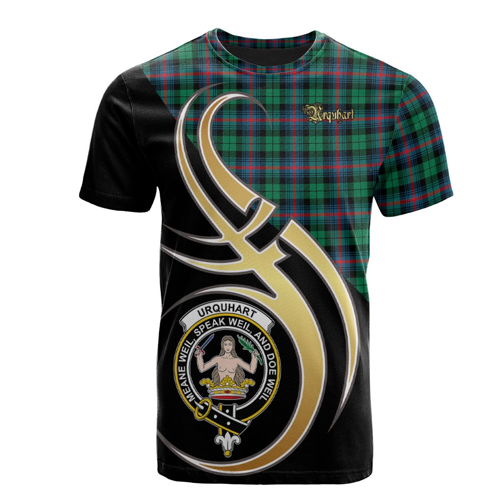 Urquhart Broad Red Ancient Tartan T-shirt - Believe In Me Style