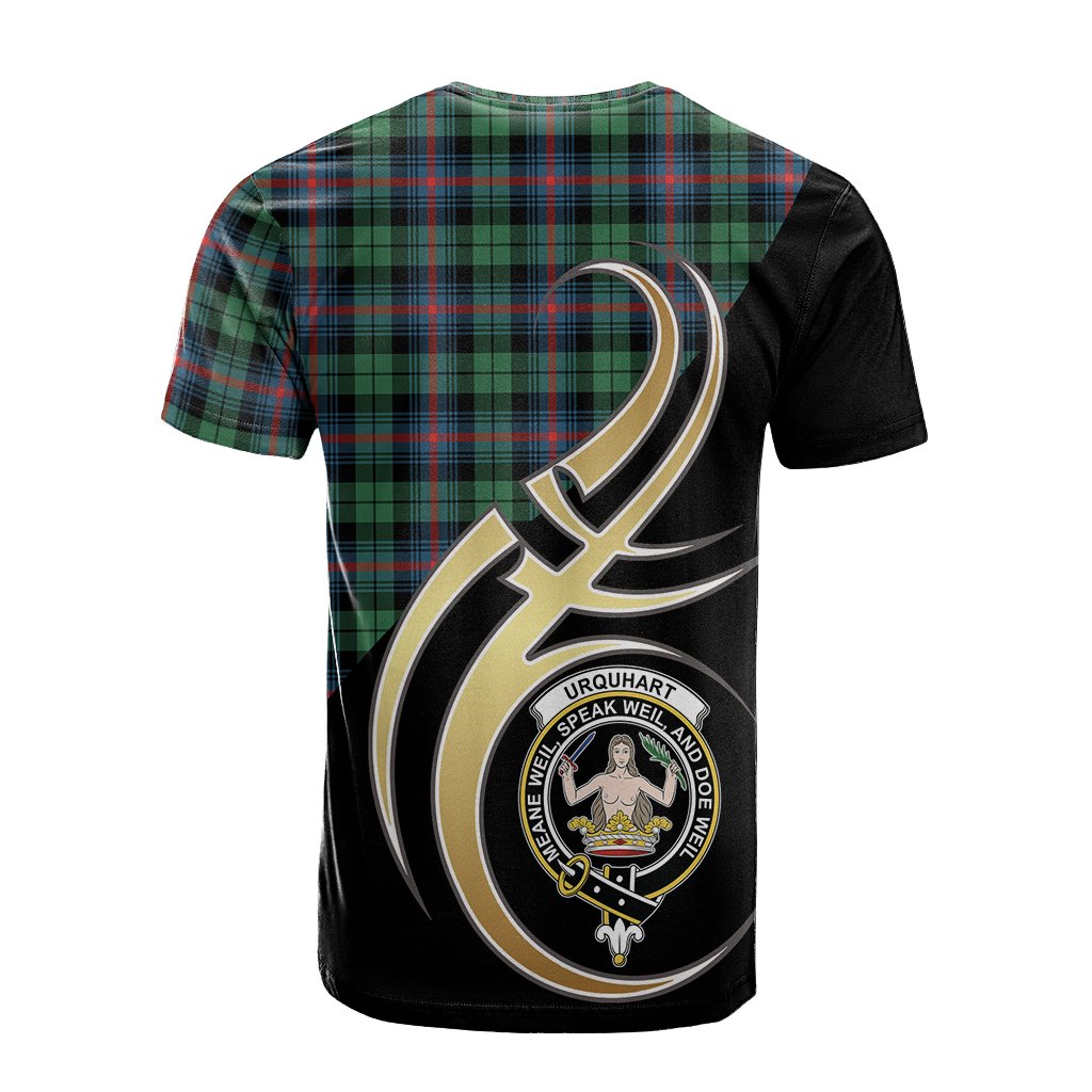 Urquhart Broad Red Ancient Tartan T-shirt - Believe In Me Style