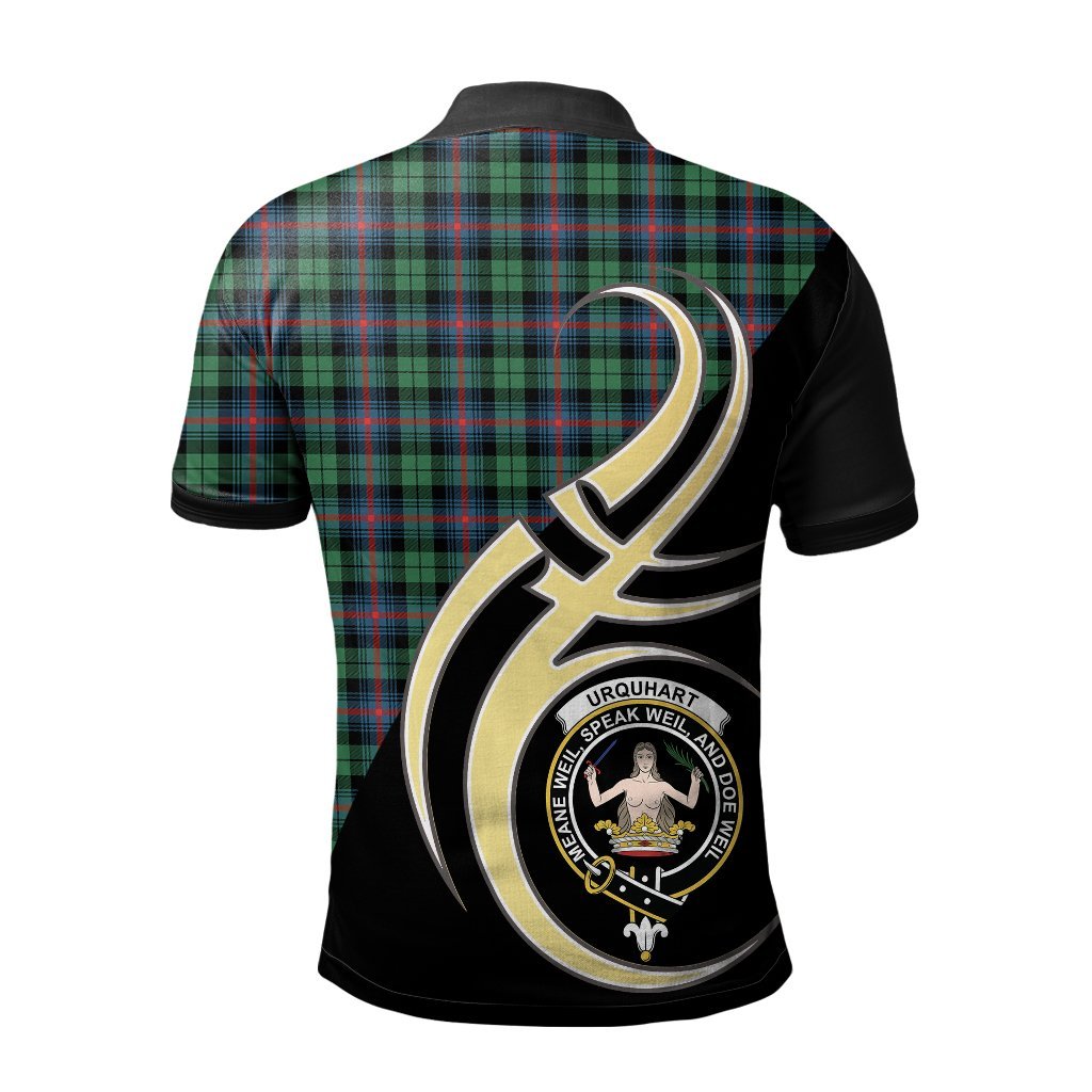 Urquhart Broad Red Ancient Tartan Polo Shirt - Believe In Me Style