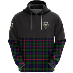 Urquhart Modern Clan Half Of Tartan Hoodie