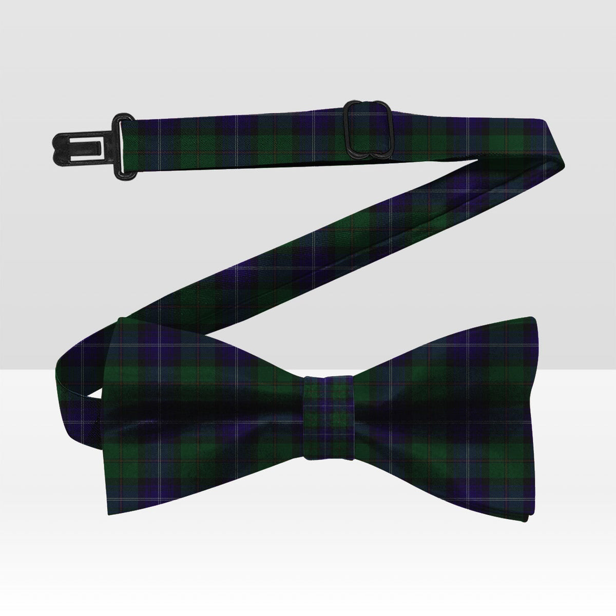 Urquhart White Line Tartan Bow Tie