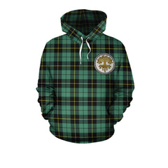 Wallace Hunting Ancient Tartan Hoodie - Tree Of Life