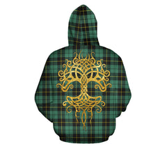 Wallace Hunting Ancient Tartan Hoodie - Tree Of Life