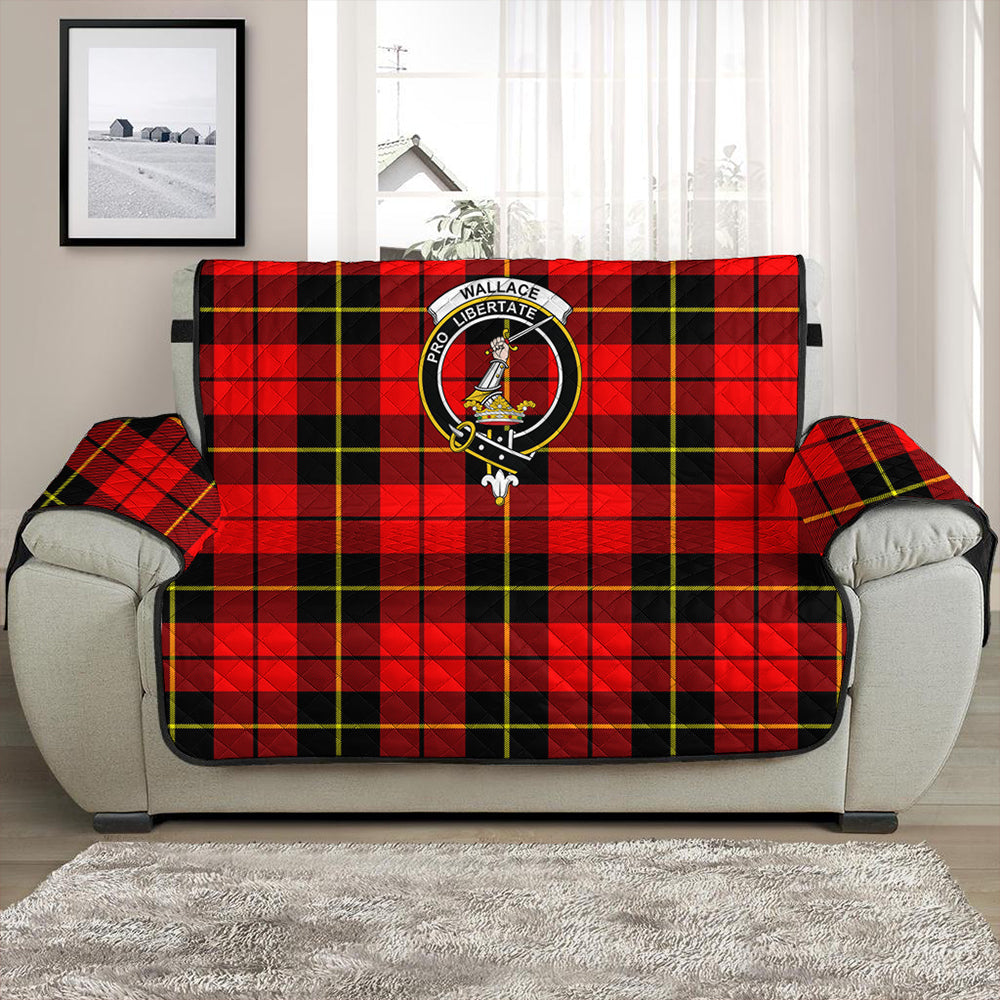 Wallace Hunting - Red Tartan Crest Sofa Protector