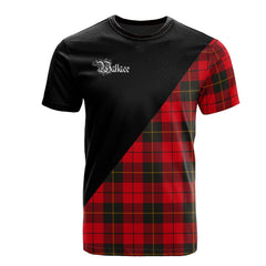 Wallace Weathered Tartan - Military T-Shirt