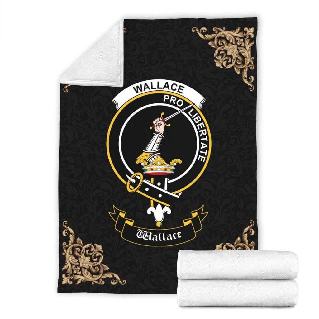 Wallace Crest Tartan Premium Blanket Black