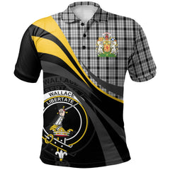 Wallace Dress Tartan Polo Shirt - Royal Coat Of Arms Style