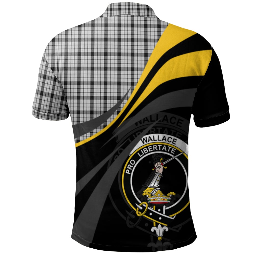 Wallace Dress Tartan Polo Shirt - Royal Coat Of Arms Style