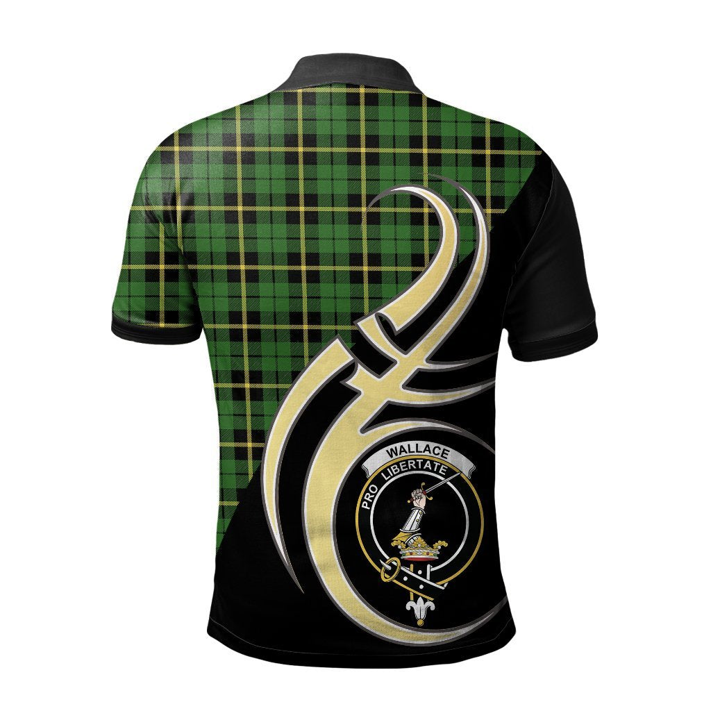 Wallace Hunting Green Tartan Polo Shirt - Believe In Me Style