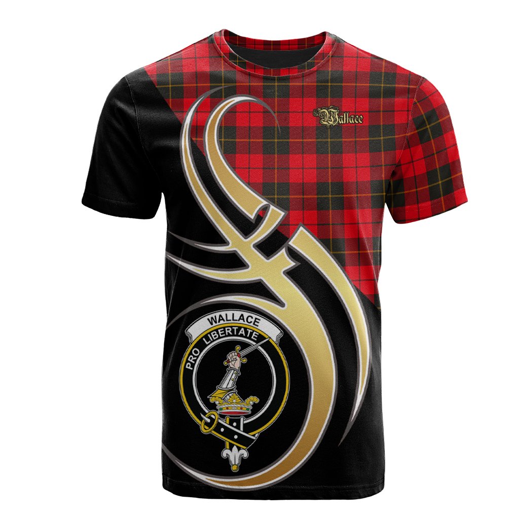 Wallace Weathered Tartan T-shirt - Believe In Me Style