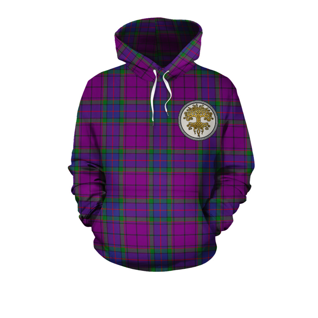 Wardlaw Modern Tartan Hoodie - Tree Of Life