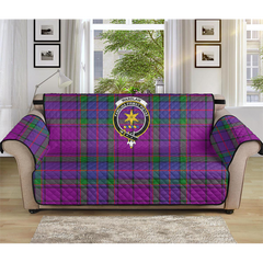 Wardlaw Modern Tartan Crest Sofa Protector