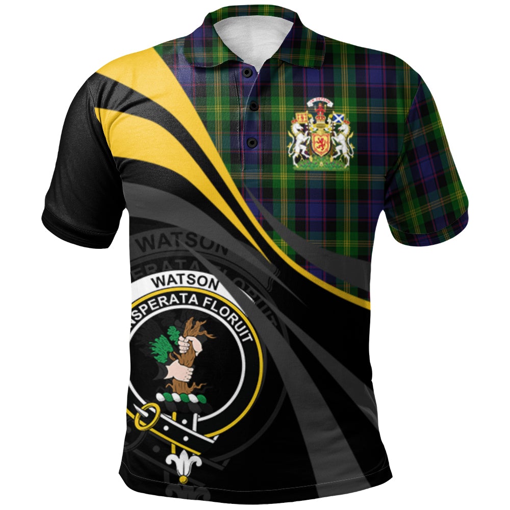 Watson Tartan Polo Shirt - Royal Coat Of Arms Style