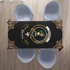 Watson Crest Tablecloth - Black Style