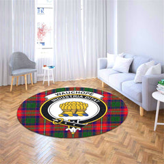 Wauchope Tartan Crest Round Rug