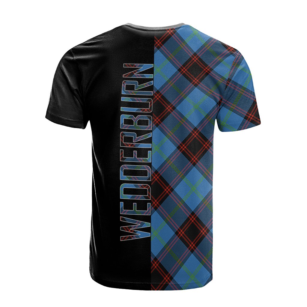 Wedderburn Tartan T-Shirt Half of Me - Cross Style