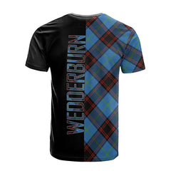 Wedderburn Tartan T-Shirt Half of Me - Cross Style