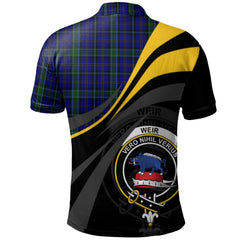 Weir Tartan Polo Shirt - Royal Coat Of Arms Style