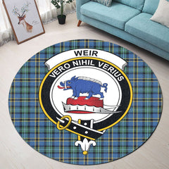 Weir Ancient Tartan Crest Round Rug