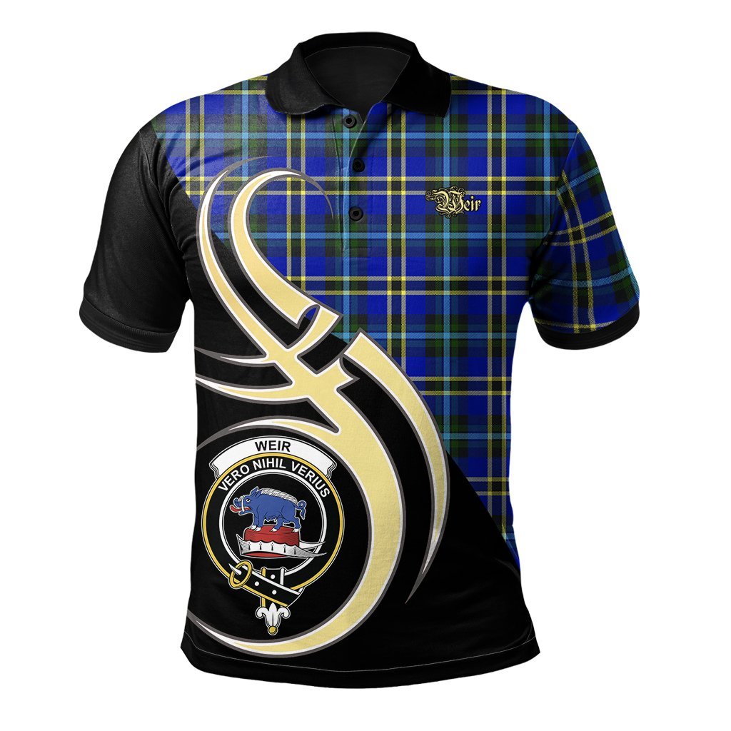 Weir Modern Tartan Polo Shirt - Believe In Me Style