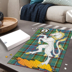 Whitelaw Tartan Crest Unicorn Scotland Jigsaw Puzzles