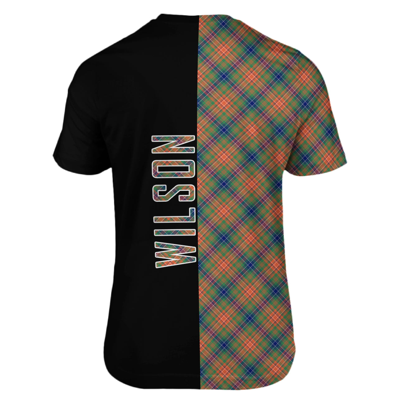 Wilson Ancient Tartan T-Shirt Half of Me - Cross Style