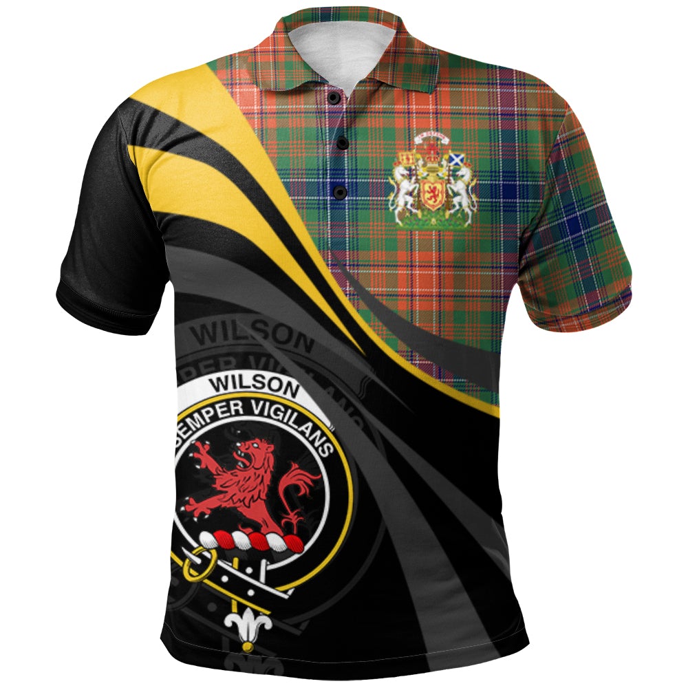 Wilson Ancient Tartan Polo Shirt - Royal Coat Of Arms Style