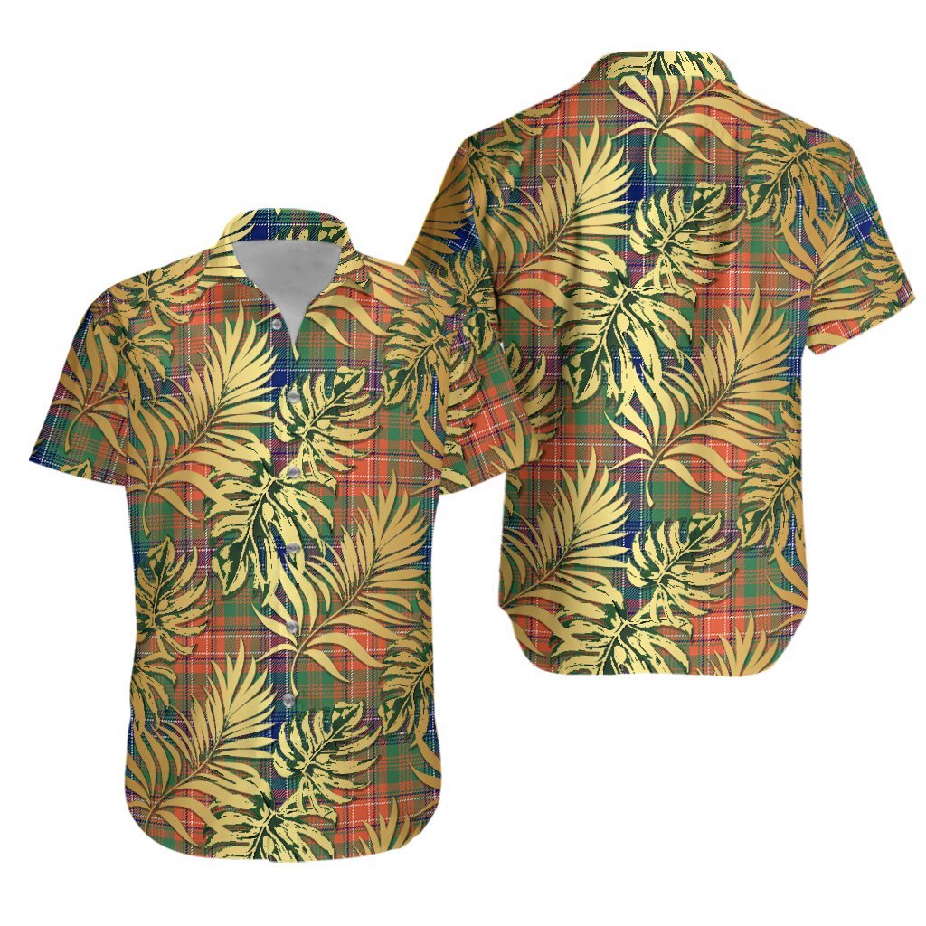 Wilson Ancient Tartan Vintage Leaves Hawaiian Shirt