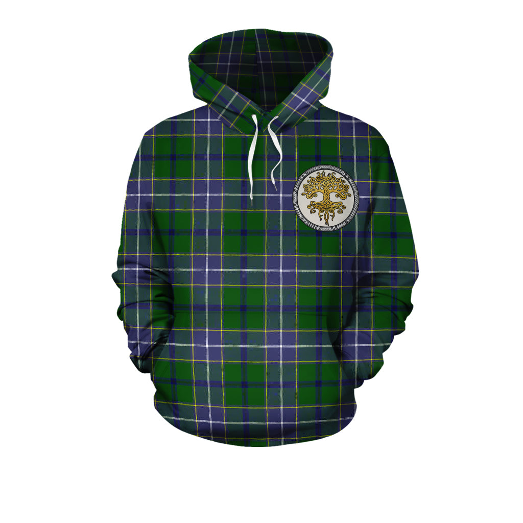 Wishart Hunting Modern Tartan Hoodie - Tree Of Life