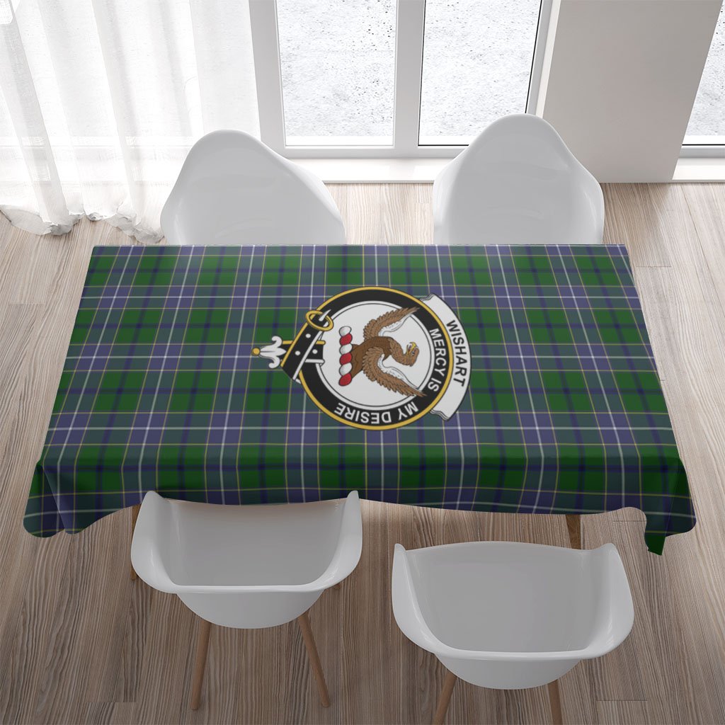 Wishart Tartan Crest Tablecloth