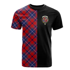 Wishart Dress Tartan T-Shirt Half of Me - Cross Style