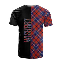 Wishart Dress Tartan T-Shirt Half of Me - Cross Style