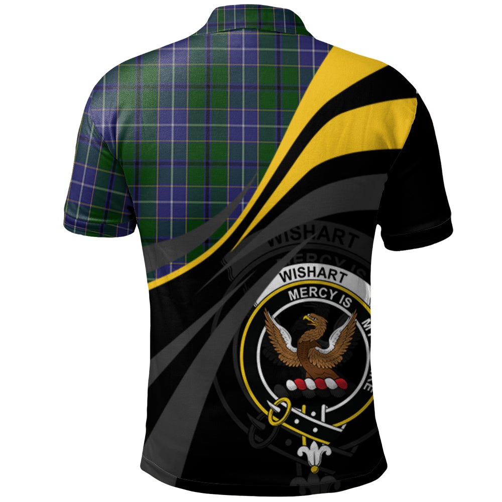 Wishart Hunting Tartan Polo Shirt - Royal Coat Of Arms Style