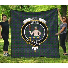 Wood Tartan Crest Quilt