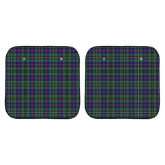 Wood Modern Tartan Car Sun Shade - 2 Pieces