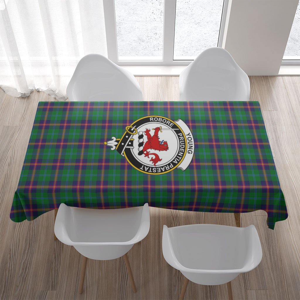 Young Tartan Crest Tablecloth