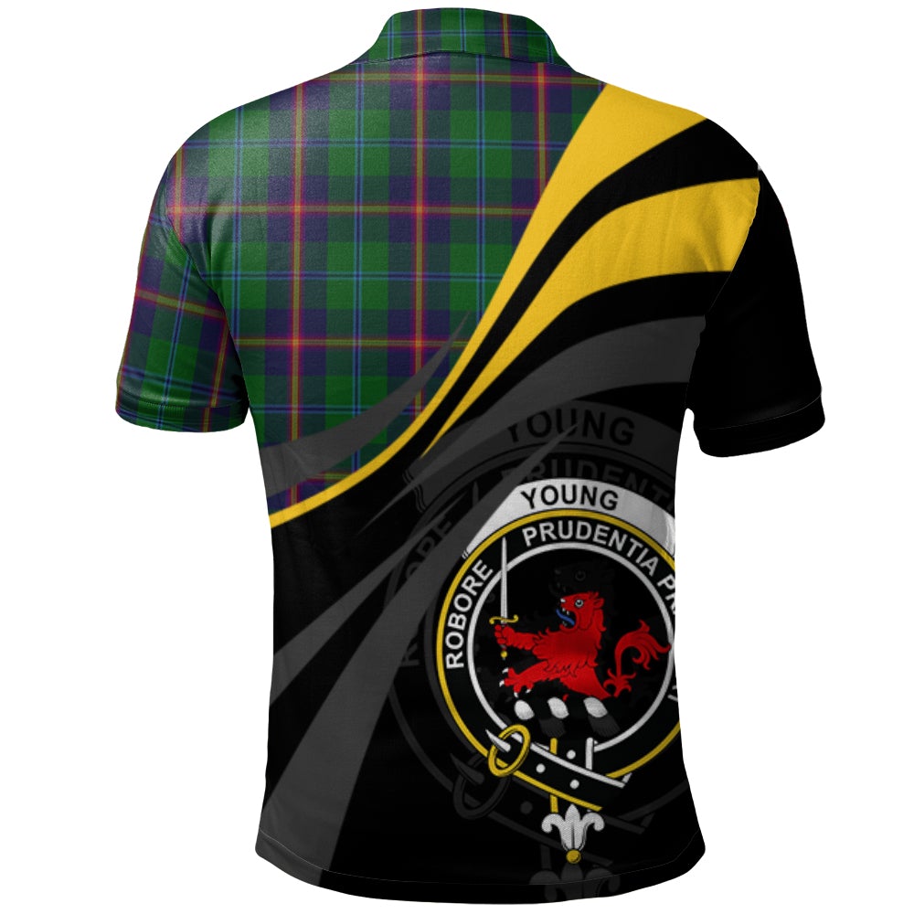 Young Tartan Polo Shirt - Royal Coat Of Arms Style