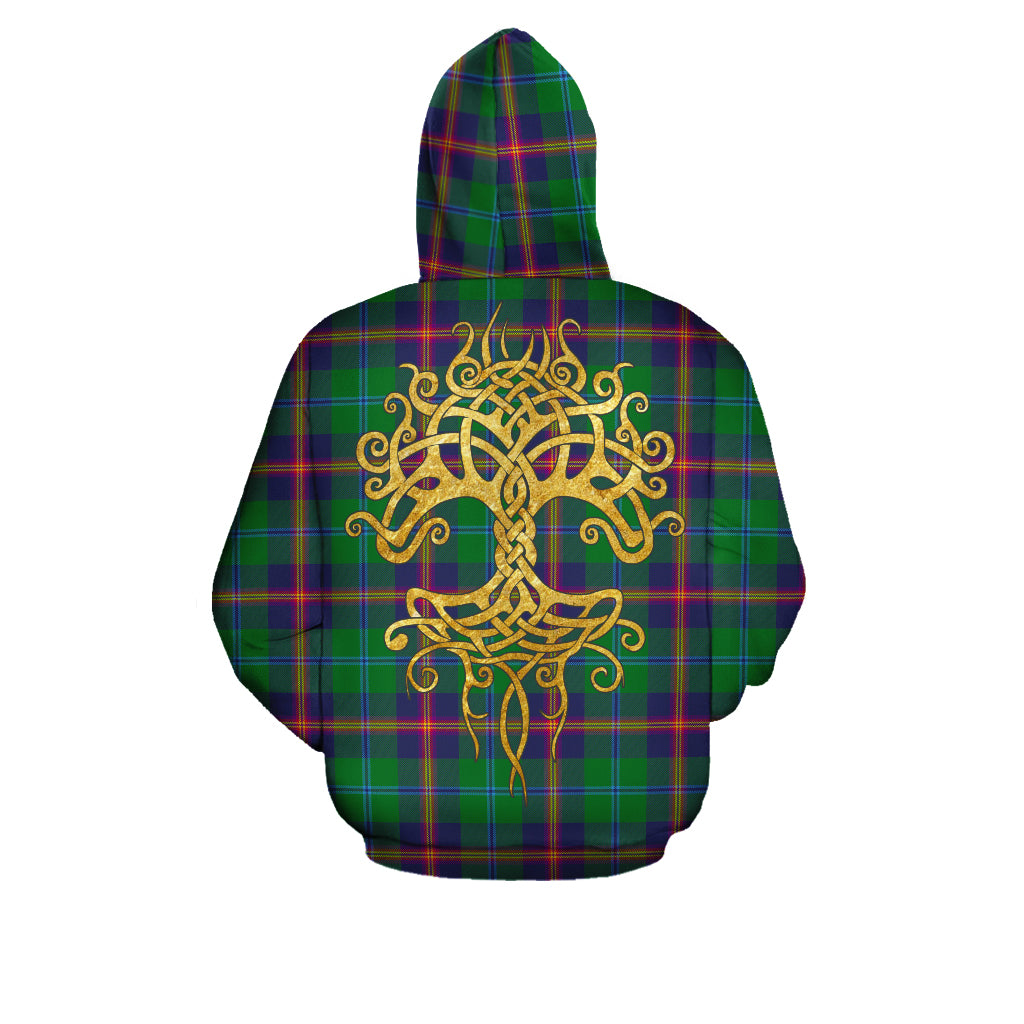 Young Modern Tartan Hoodie - Tree Of Life