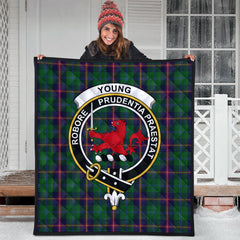 Young Tartan Crest Quilt