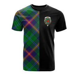 Young Modern Tartan T-Shirt Half of Me - Cross Style