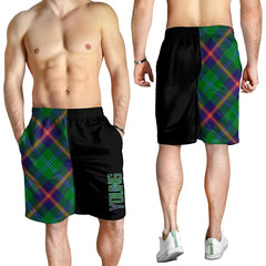 Young Modern Tartan Crest Men's Short - Cross Style