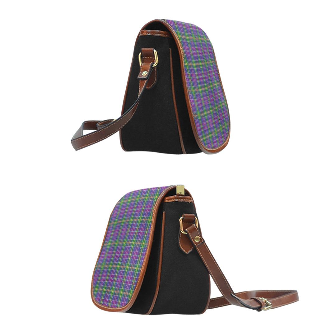 Yule Tartan Saddle Handbags