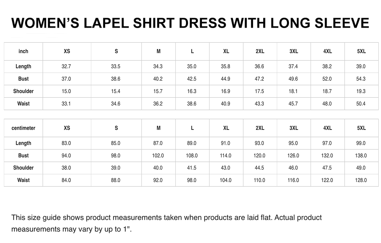 Don Tartan Women's Lapel Shirt Dress With Long Sleeve