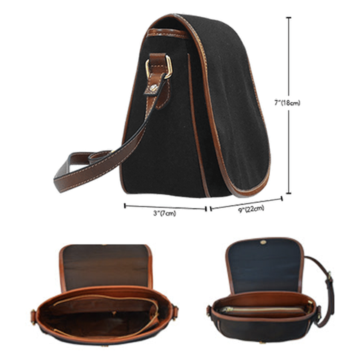 Abercrombie Modern Tartan Saddle Handbags