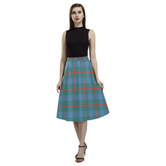 Agnew Ancient Tartan Aoede Crepe Skirt