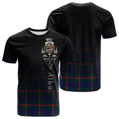 Agnew Modern Tartan Crest T-shirt - Alba Celtic Style